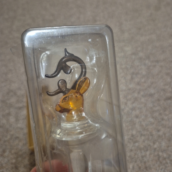 Amscan Silent Night Raindeer Blown Glass Bottle Stopper New - Picture 3 of 7